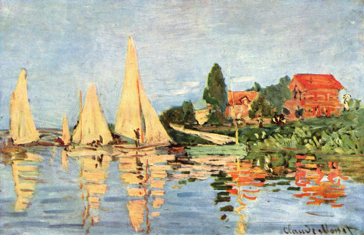 Regatta bij Argenteuil (Claude Monet)